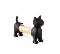 Balvi P stuzzicadenti & saliera e pepiera Cat Colore Nero a Forma di Gatto Acrilico