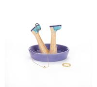 Balvi Porta Anelli Happy Legs Weekend Scarpe a seconda dello Stato d’animo Ceramica