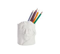 Balvi Porta matite Einstein Colore bianco Portamatite da scrivania inspirato alla pittrice Einstein C
