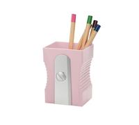 Balvi Porta matite Sharpener Piatto Originale per matite e temperamatite Rosa chiaro
