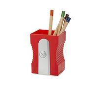 Balvi Porta matite Sharpener - Originale e divertente - Colore rosso - Organizza la scrivania
