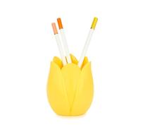 Balvi Porta matite Tulip Colore giallo Design originale a forma di tulipano Plastica