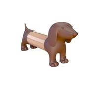 Balvi Porta stuzzicadenti Teckel Colore Marrone a Forma di Cane Acrilico/plastica PVC