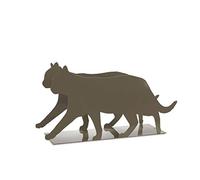 Balvi Portariviste Feline Colore Grigio Pratico e Decorativo a Forma di Gatto Ferro 21,5 cm