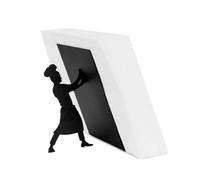 Balvi Portatovaglioli Too Many Napkins Colore Nero Adatto per Varie Misure e Forme Metallo