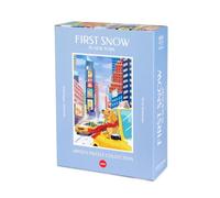 Balvi Puzzle First Snow Puzzle da 1000 pezzi con scena di un cane in taxi a Times Square, New York, i