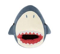Balvi Scaldapiedi Sharky Colore Blu Uno squalo Si Mangia i Tuoi Piedi Poliestere 37x30x7 cm