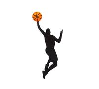 Balvi Segnalibro Slam Dunk Colore Nero, Arancio ispirato al basket Plastica/nylon