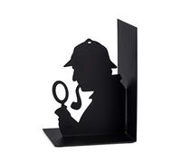 Balvi - Sherlock fermalibri Decorativo in Metallo di Colore Nero. Design Originale