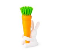 Balvi Spazzola per stoviglie Bunny Spazzola forma di carota e supporto a forma di coniglio. Per piatt