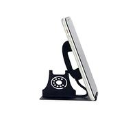 Balvi Supporto Smartphone Riiing Colore Nero Adatto per Ufficio, scrivania, Camera da Letto o soggior