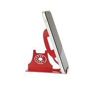 Balvi Supporto Smartphone Riiing Colore Rosso Adatto per Ufficio, scrivania, Camera da Letto o soggio