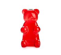 Balvi Vaso Yummy Bear Colore rosso A forma di orsetto gommoso Vetro 24 cm
