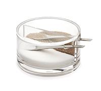 Balvi - zuccheriera Doppia in Acrilico. con Due Scomparti. Trasparente.