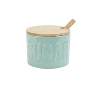 Balvi Zuccheriera Sugar Colore Turchese Contenitore Elegante per conservare Lo Zucchero Ceramica/BAMB