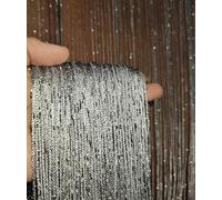 Balwungsig Lwenbga - 2 tende a fili glitterate per porte, porte, armadi, divisori, dense, per finestra, camera da letto, da appendere, decorative, con nappe