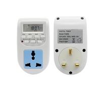 BALYDLUL 1 pz TG66/TG66E Interruttore orario Digitale Presa Timer Programmabile settimanale elettronico con Display LCD(UK TG66E)