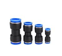 BALYDLUL Raccordo Pneumatico Dritto in plastica a Spinta 6/8/10/12 mm Connettore tracheale(30PCS PU12)