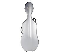 Bam Classic ABS - Custodia per violoncello con ruote, colore: Grigio