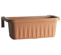 Bama 30270 Fioriera Rondine Set 2pz, Terracotta, 50x20x18.5 cm