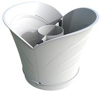 Bama 30512 Vaso Tulipano, Bianco