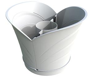 Bama 30512 Vaso Tulipano, Bianco