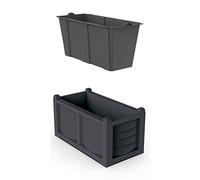 Bama 31966 Kit Arredo, Antracite, 80x42.5x42 cm