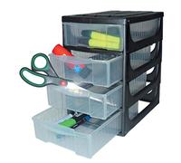 Bama 4-Drawer Hobby Box, Multicolore