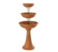 CIOTOLA PER FIORI CON COLONNA 'TREVI' Ø cm 30/40/50 - terracotta BAMA