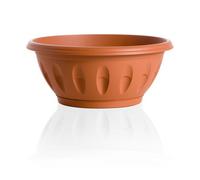 Bama Alba Ciotole con piattino, Giardinaggio, Home Garden, Colore Terracotta