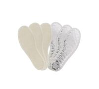 Bama Alu Therm Airtech Kids 3er Pack Warme Sohle, Weiß, 35 EU