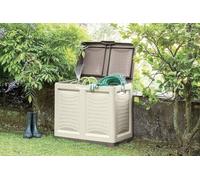 Bama Baule Mettitutto Box Contenitore 200 LT Giochi Attrezzi Esterno Tortora