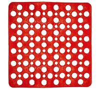 Bama, Corallo, 53x53 cm Tappeto Doccia, Antiscivolo, Quadrato, in Gomma