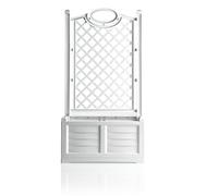 FIORIERA SEPARE' CON SPALLIERA 80 X 42,5 X H150 CM BIANCO