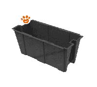 FIORIERA INTERNA PER SEPARE BAMA NUOVO MODELLO COLORE NERO 63 LITRI 79x35x37h