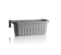 Bama Fioriera, riserva d'Acqua, in Resina, Grigio, 50 cm