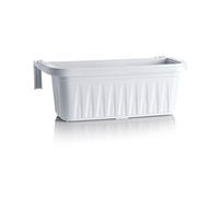 Bama Fioriera, riserva d'Acqua, Rondine, in Resina, Bianco, 50 cm