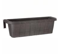 Bama Fioriera Rondine Paglia da balcone 60x20x18.5 cm Antracite
