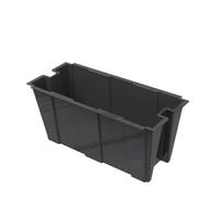 Bama Fioriera vasca vaso Interna per separè arredo Nero, 79x35x37cm rettangolare