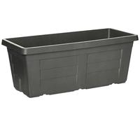 FIORIERA VASO RETTANGOLARE SIMIL LEGNO CM 100X44X40 H COLORE ANTRACITE