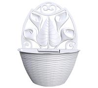 Bama gerla Paglia Wall Pot, 32 x 16 x 42.5 cm, Cream, 32x16x42.5 cm