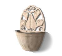 Bama gerla Paglia Wall Pot, 32 x 16 x 42.5 cm, Wood, 32x16x42.5 cm