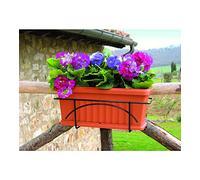Bama Iris, da Balcone con piattino, Terracotta, 50 x 30 x 30 cm