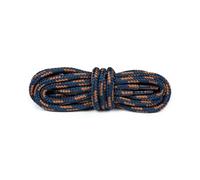 Bama Lacci per scarponi da trekking all'aperto, con cordoncino rotondo, in poliestere, per scarpe da trekking, lavoro, durevoli, resistenti allo sbiadimento, 1 paio, Marrone-blu, 150 cm - 60 inch - 7