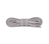 Bama Lacci piatti in cotone per scarpe, resistenti e durevoli, resistenti agli strappi e al colore, per scarpe da ginnastica e stivali, lunghezza 60 cm-200 cm, 1 paio, Grigio, 90 cm - 36 inch - 5 to 6