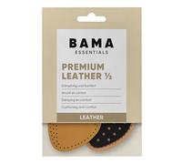 Bama Mezze Suole in Pelle Premium per Scarpe - Mezze Solette Interne per Calzature Inserti Ammortizzanti con Carbone Attivo 1 Paio - 40/41 EUR
