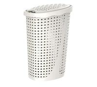 Bama Paglia Waste Bin, Cream, One Size, 43 Litre Pattumiera, Acrylic, Crema