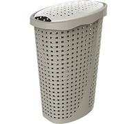 Bama Straw Bin Paglia-Pattumiera, Acrylic, Sabbia, Taglia Unica