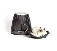 Bama Pasha Cuccia per Gatti e Cani, Antracite, 52x50x55 cm