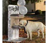 SET CIOTOLE PER CANI E GATTI CIOTOLA MAXI FOOD STAND A PARETE 50x29x52h